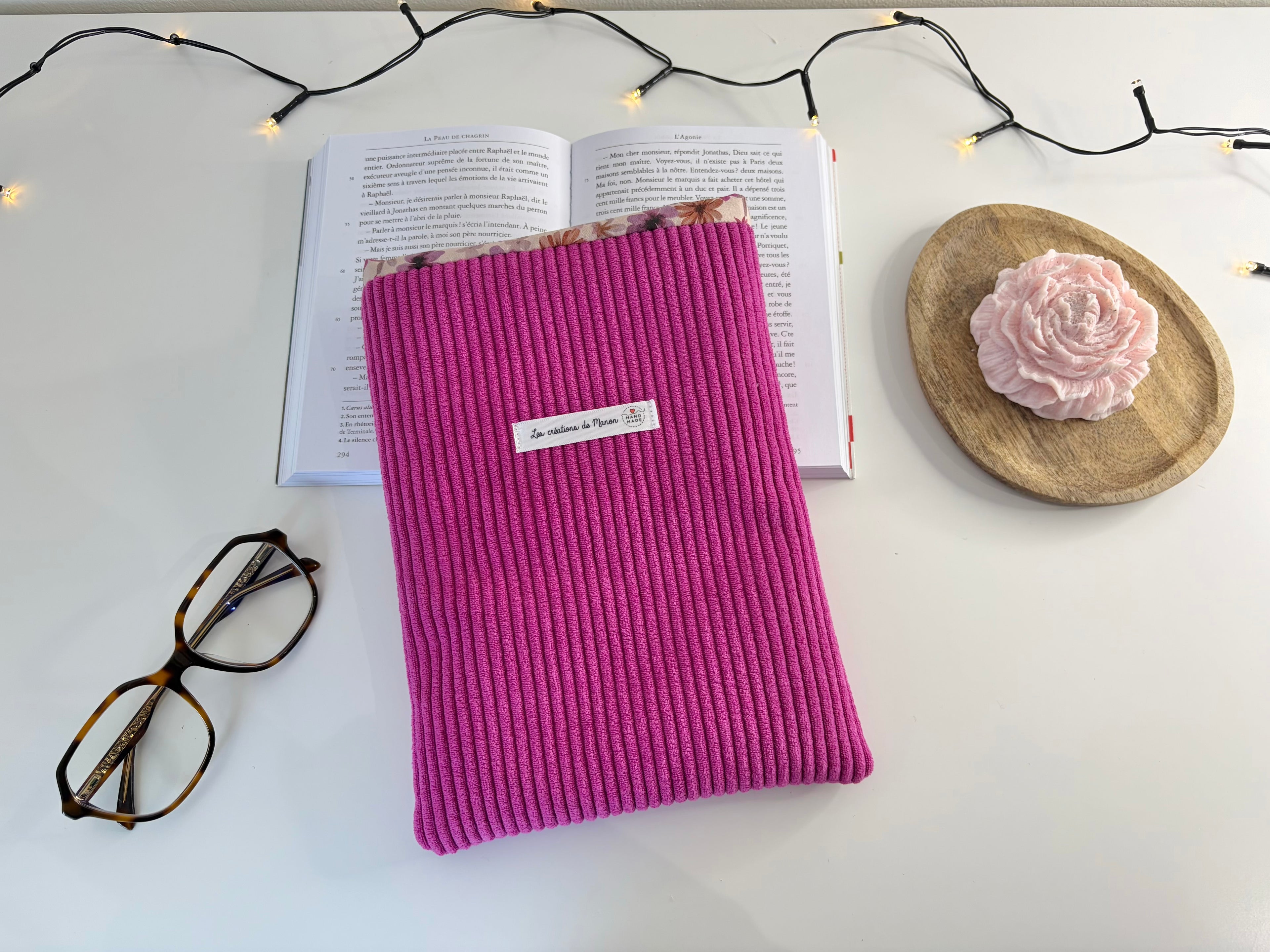 Protège-livre poche Hibiscus