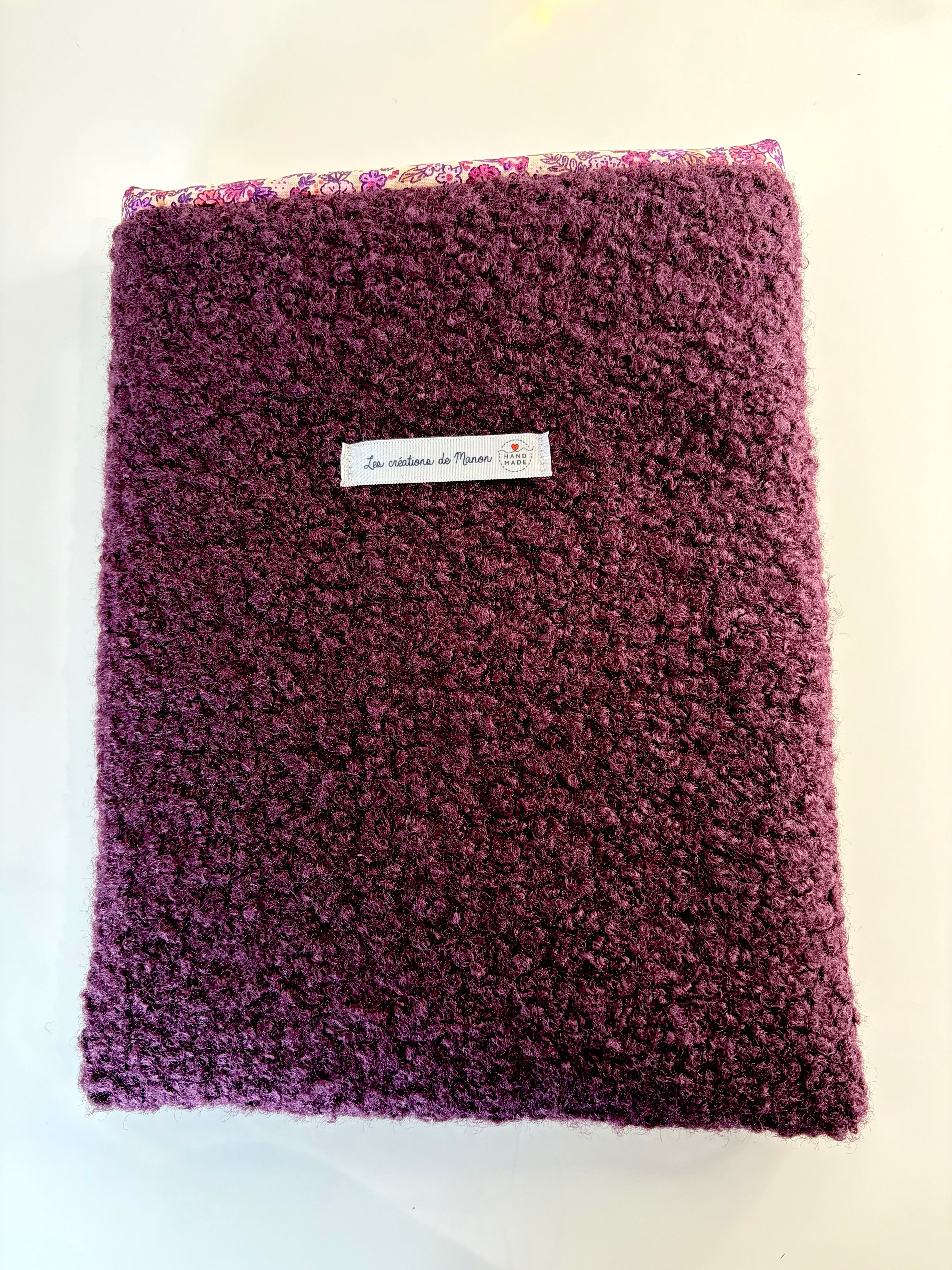 Protège-livre broché Bouclette Violette