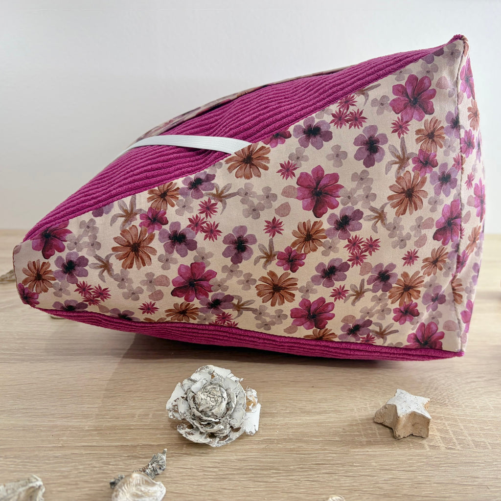 Coussin de lecture Hibiscus