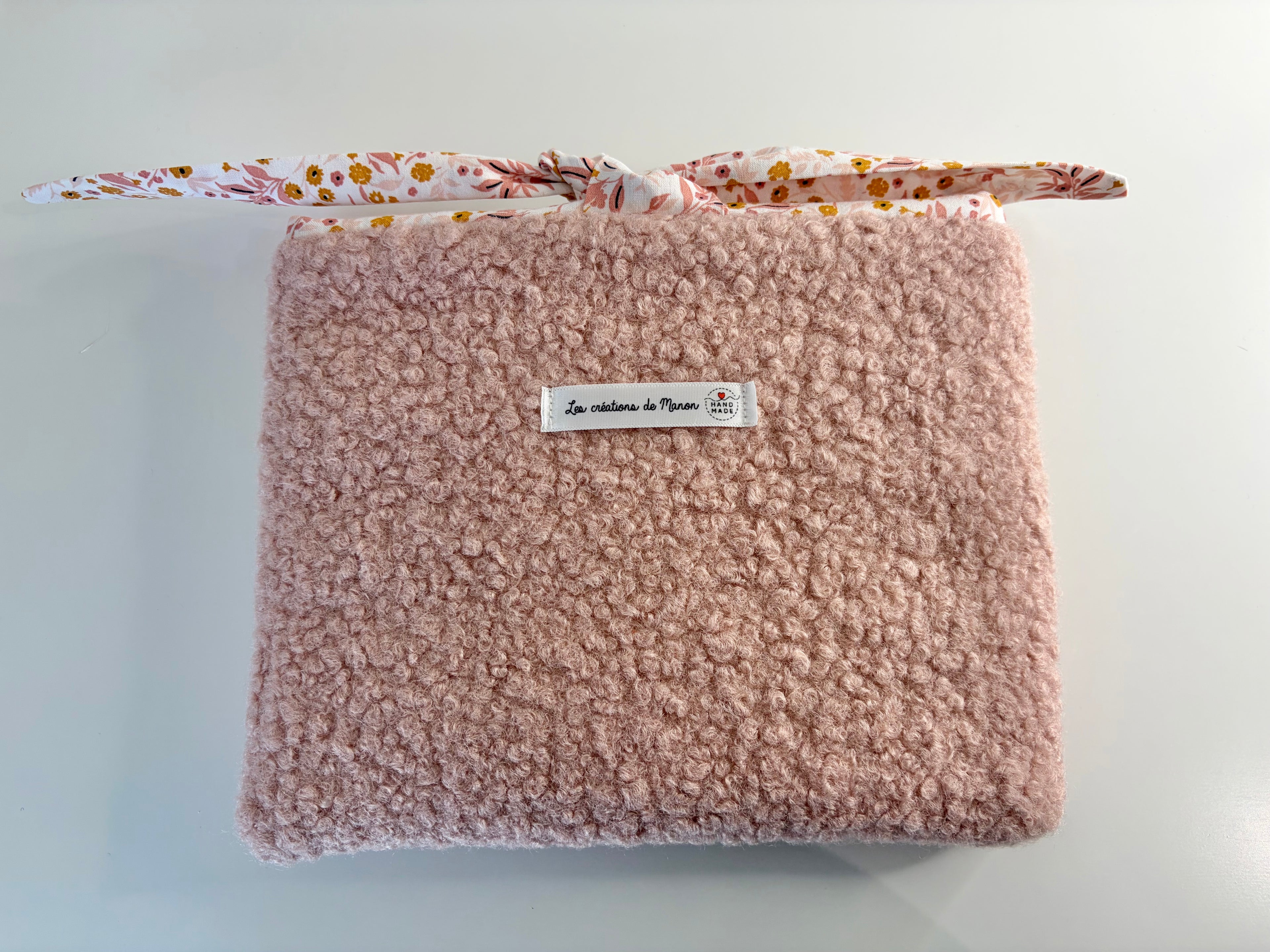 Pochette protège-liseuse Bouclette rose