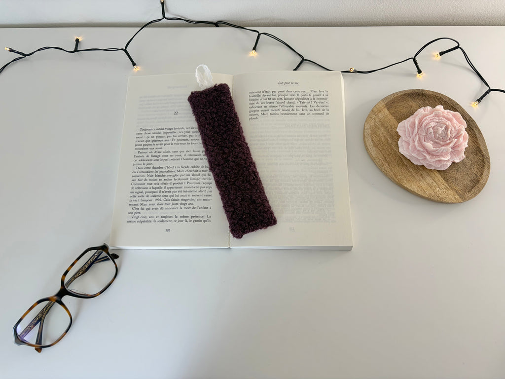 Marque-page Bouclette violette