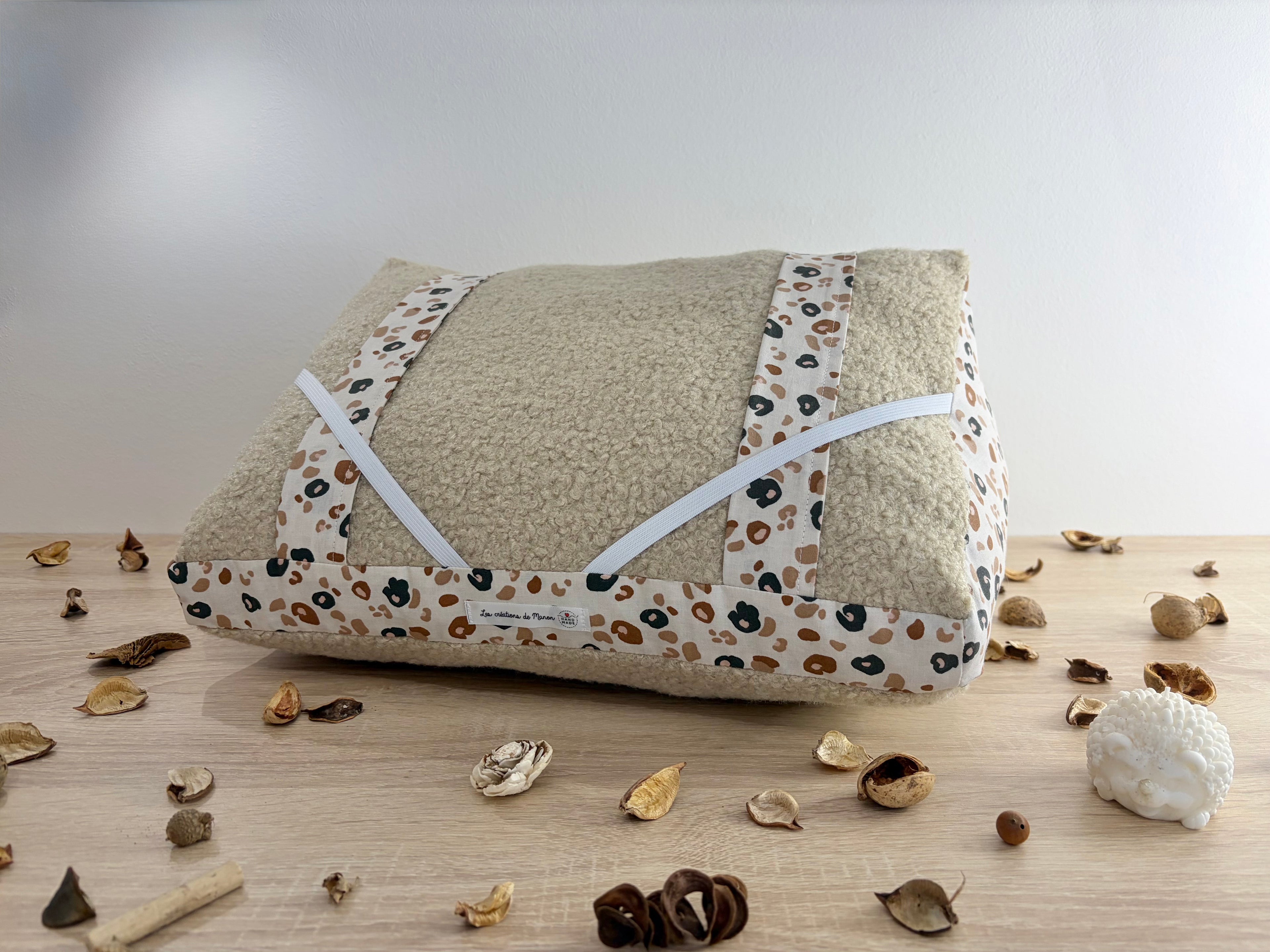 Coussin de lecture Léopard