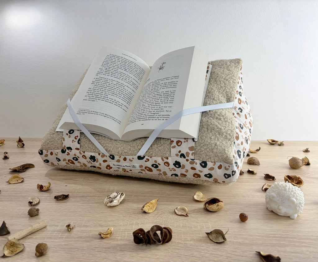 Coussin de lecture Léopard
