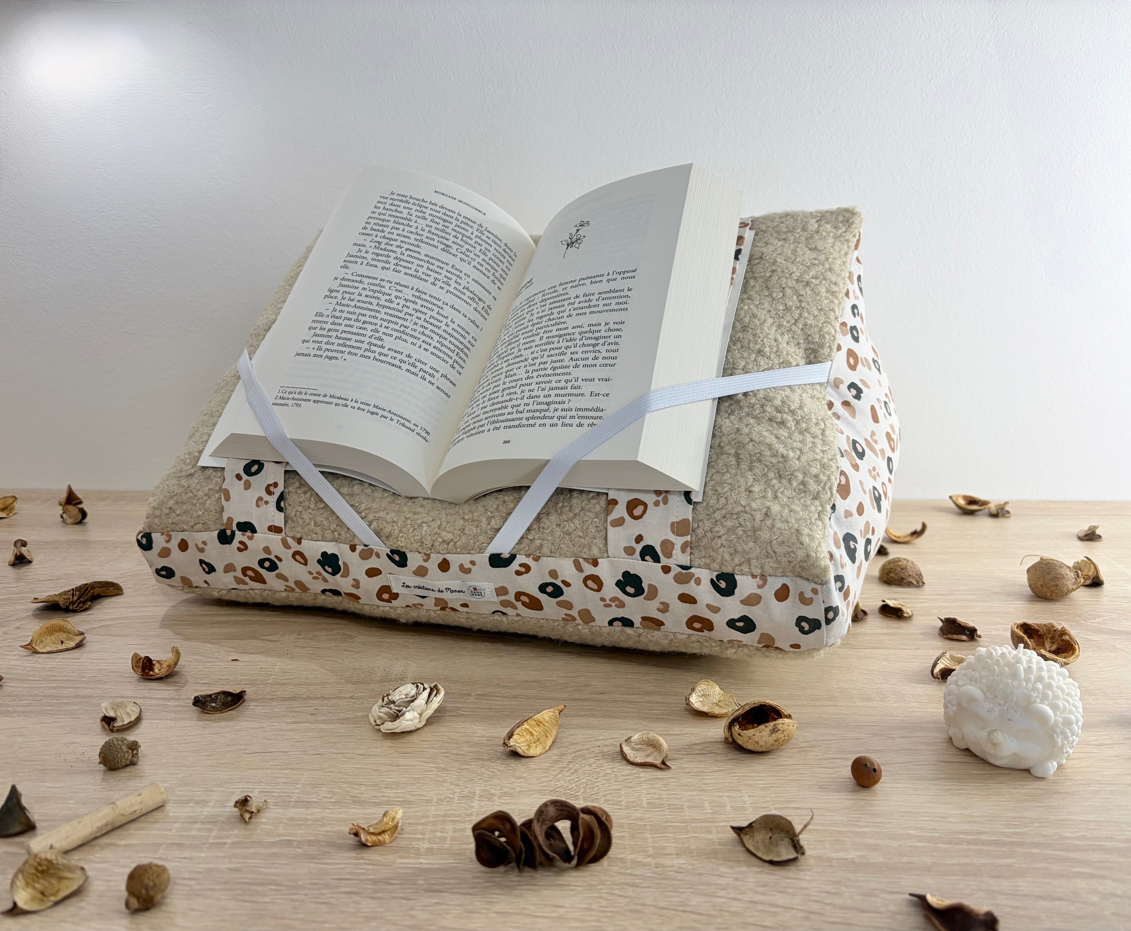 Coussin de lecture Léopard