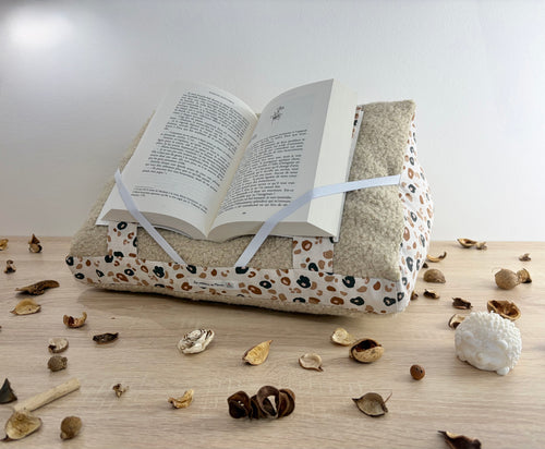 Coussin de lecture Léopard